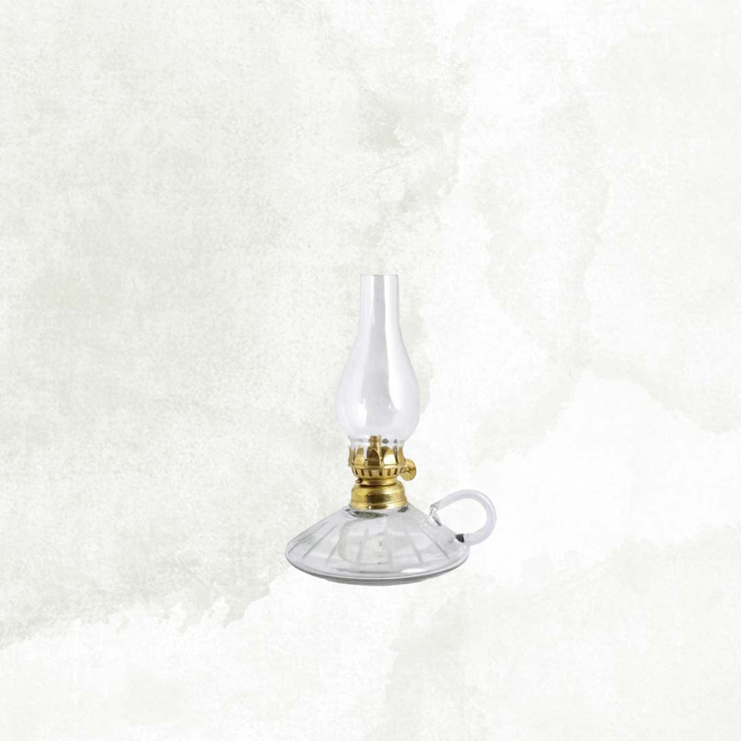 Fotogenlampa Etsad Rand med handtag