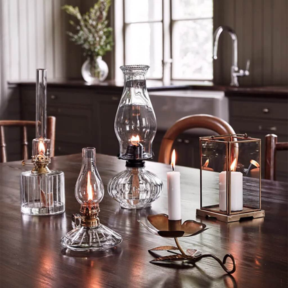 Fotogenlampa Etsad Rand med handtag