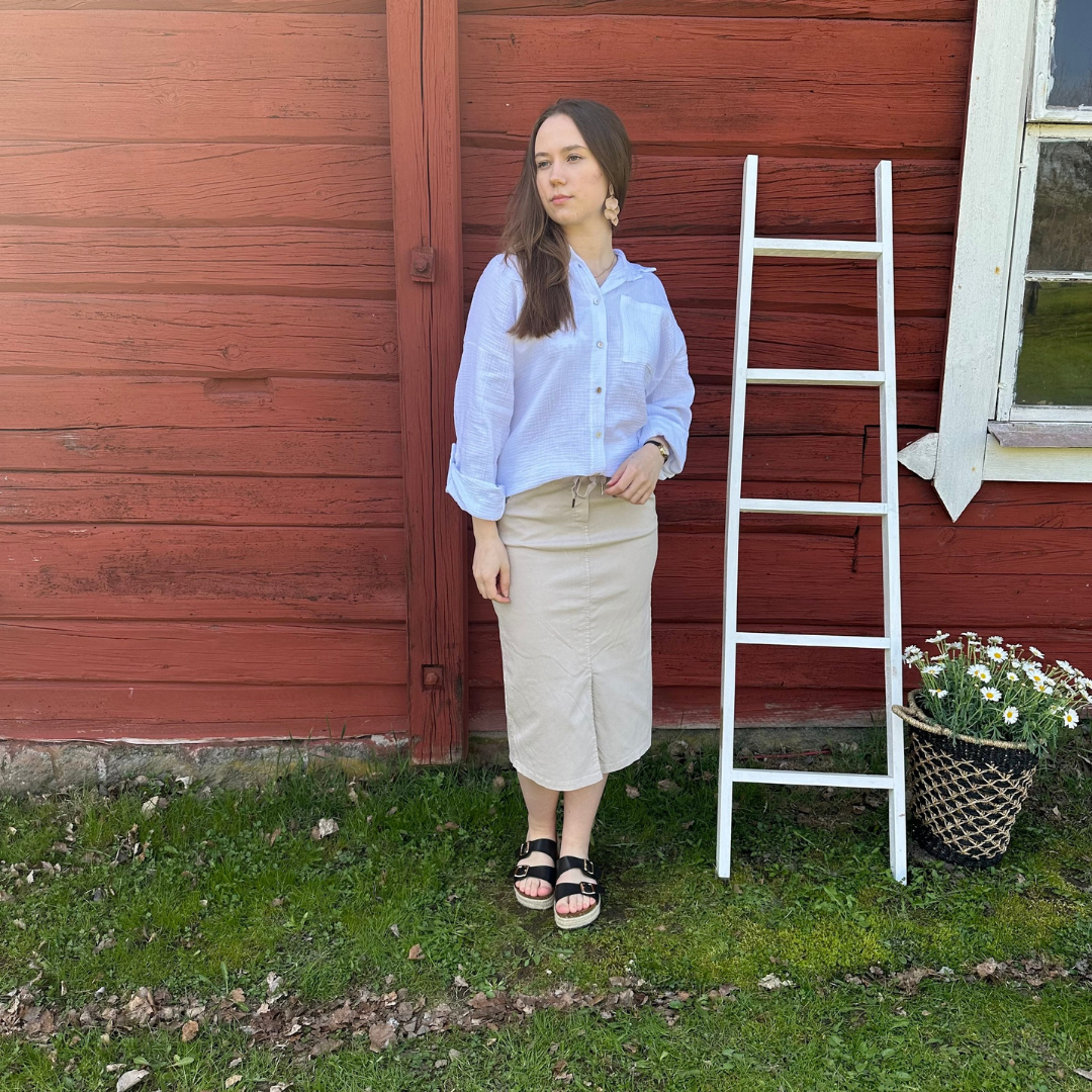 Skjorta creppad