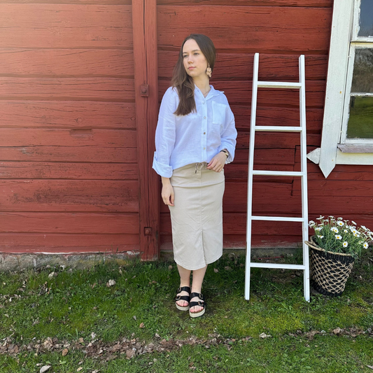 Skjorta creppad