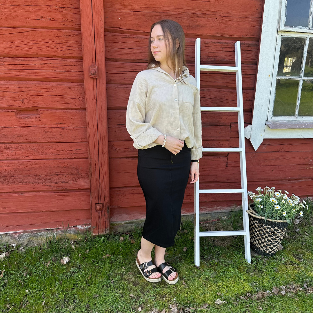 Skjorta creppad