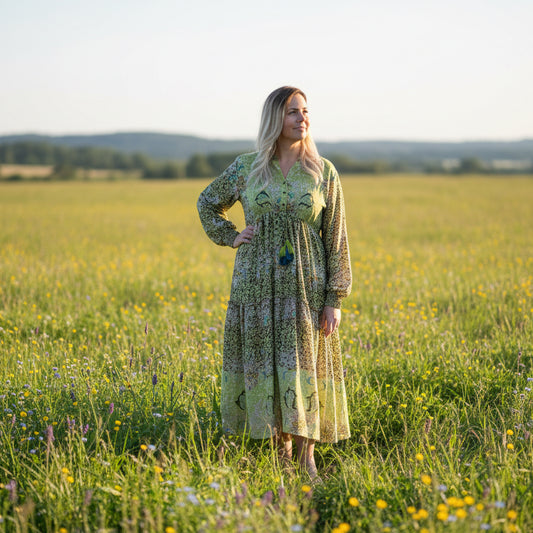 Kjole Valeria, Grøn
