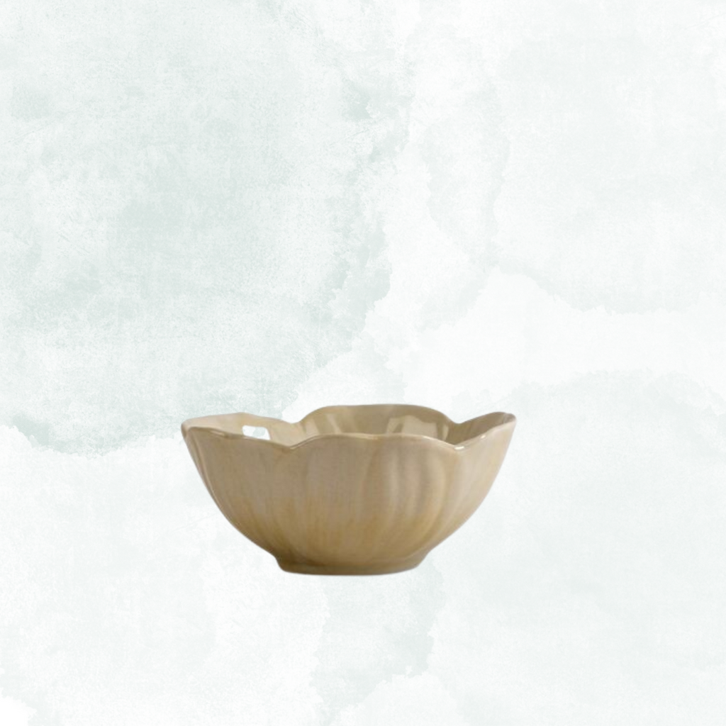 Skål Poppy, beige