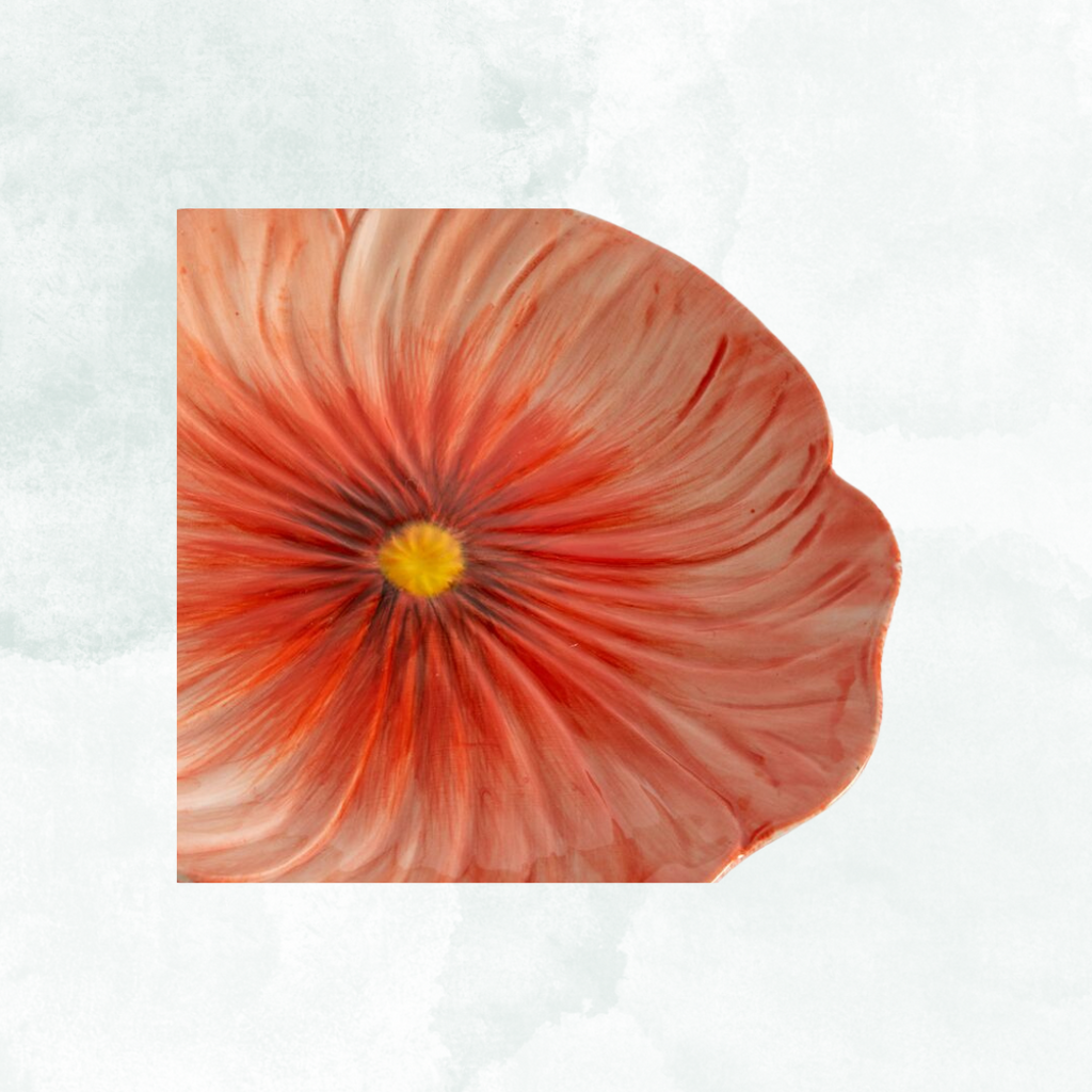 Asiette Poppy, röd