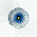 Asiette Poppy, blå