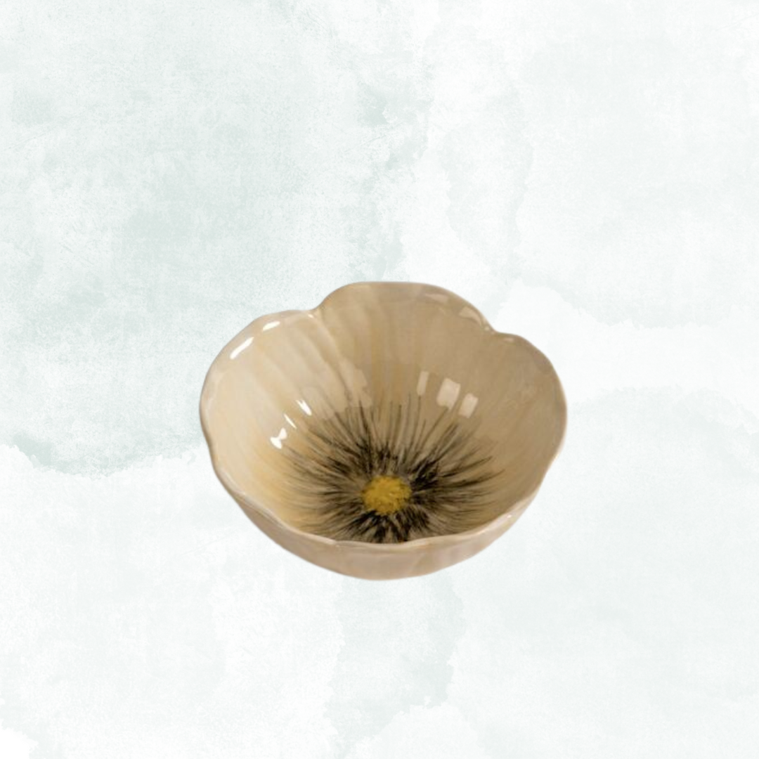 Skål Poppy, beige