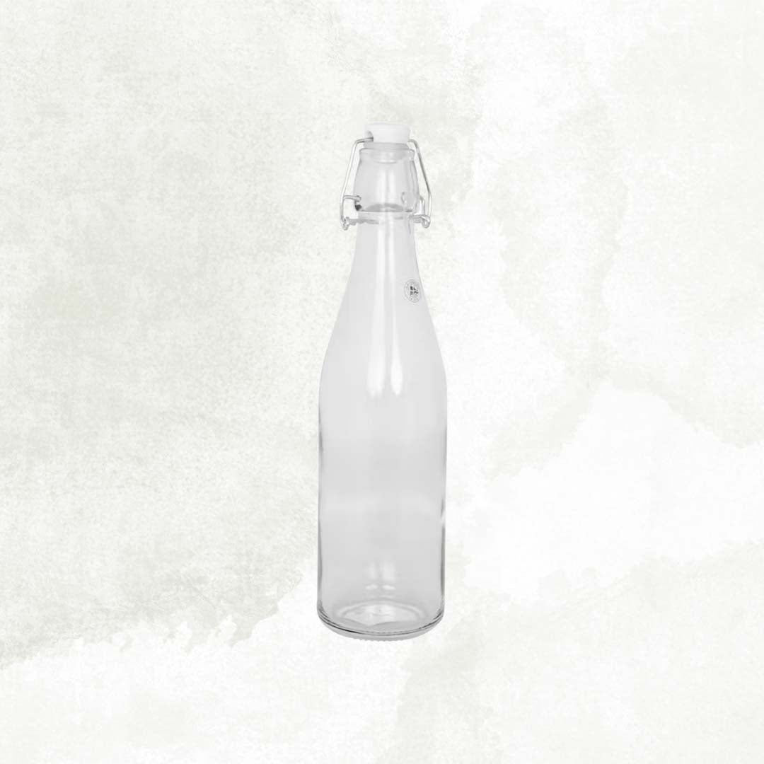 Glasflaska m. Patentkork 1Liter