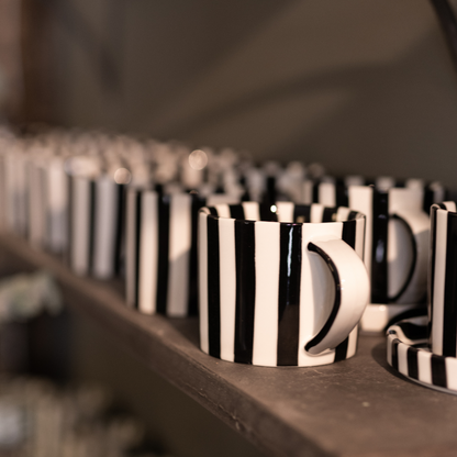 Kopp med fat & asiette, Fjällrand