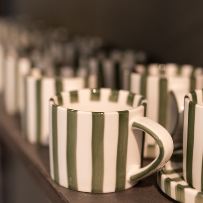 Kopp med fat & asiette, Fjällrand