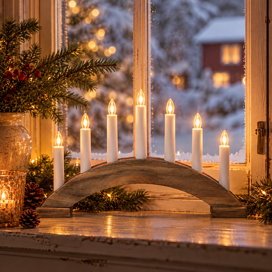 Adventljusstake Bea, Brun