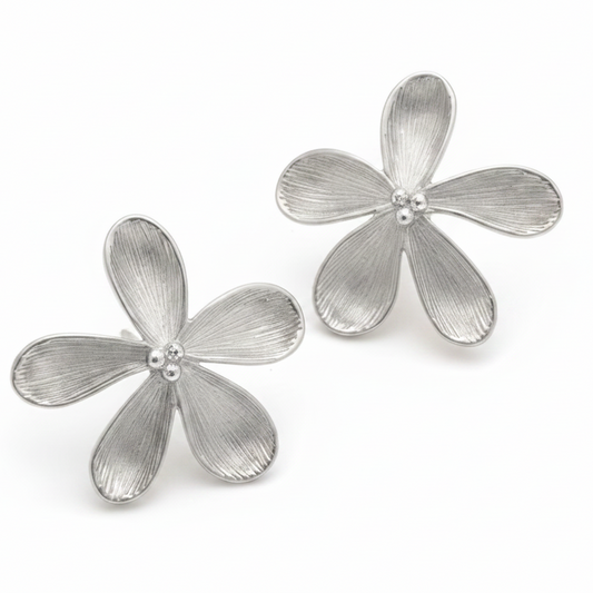 Örhängen Blossom, Silver