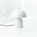 Fungi Vit bordslampa