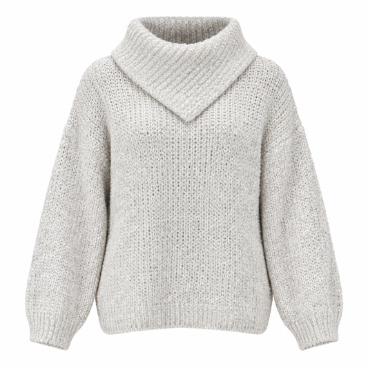 Stickad Tröja Titti, Offwhite