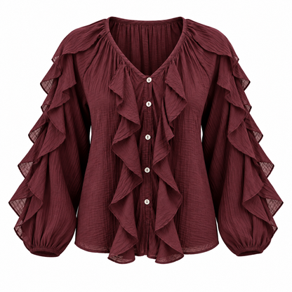 Bluse Rose, Rosa