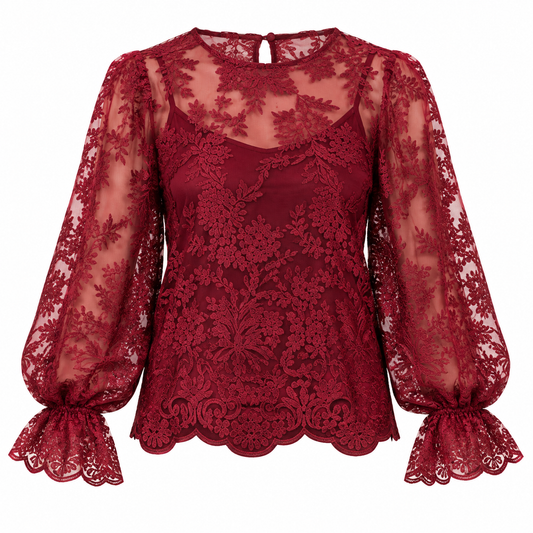 Blus Amandine, Ruby Red