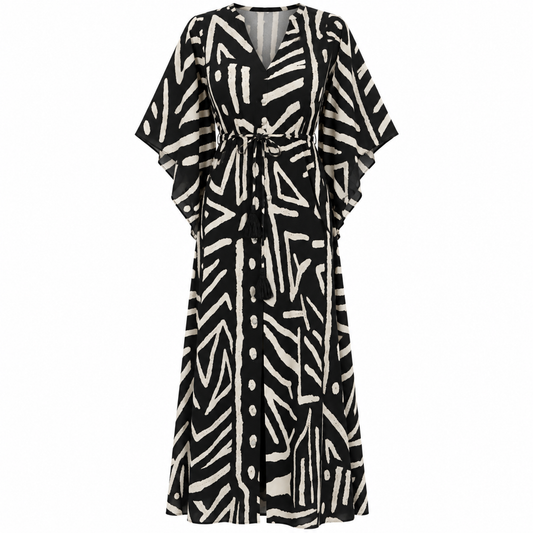 Klänning Elysee, Black/Creme Gold