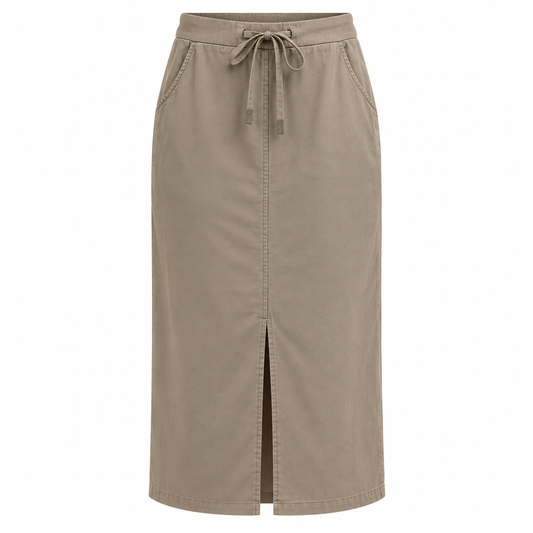Stretchkjol Ida, Taupe