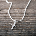 Korshalsband silver