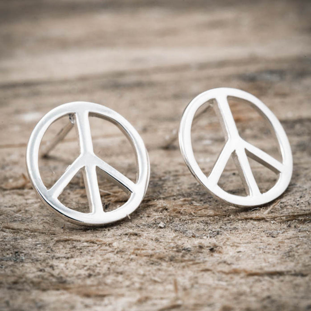 Peace örhängen
