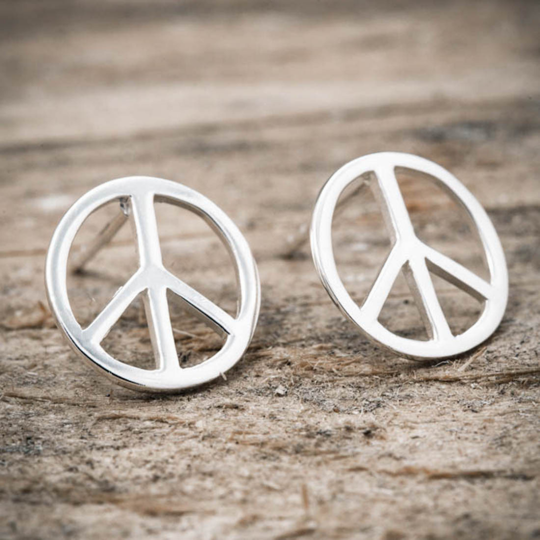 Peace örhängen