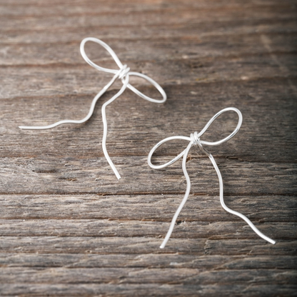 Stora rosett örhängen