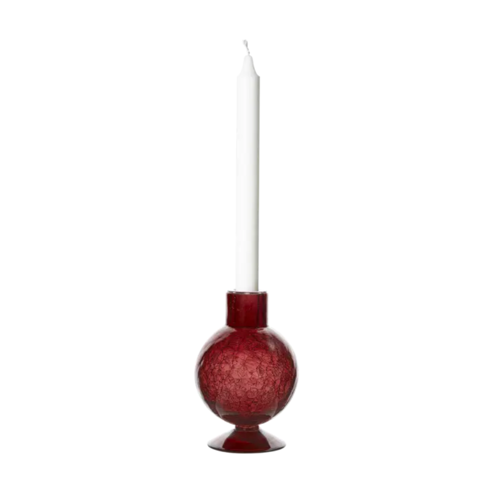 Ljusstake Fanny, Burgundy