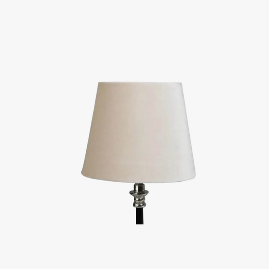 Lampskärm sammet 13cm, Beige