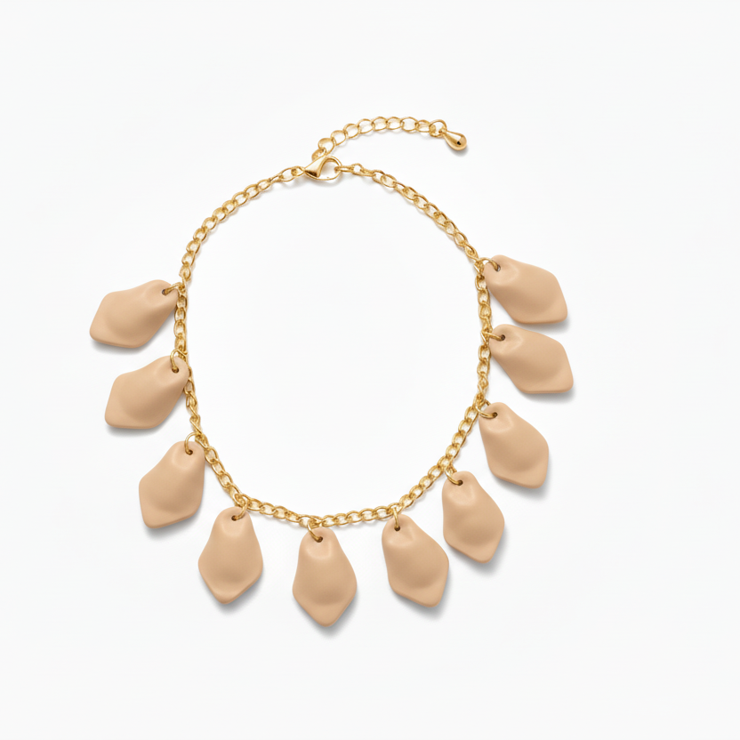 Armband Falling Leaf, Beige