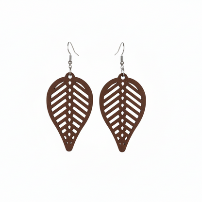 Earrings Leaf