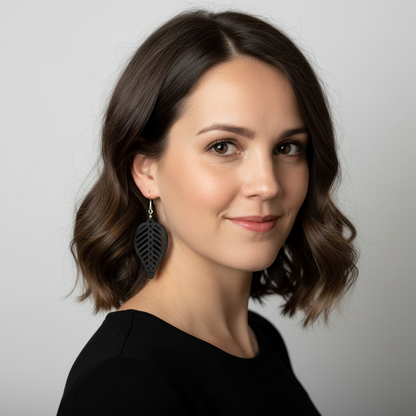 Earrings Leaf