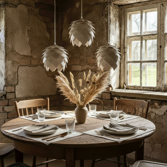 Fönster/Taklampa Skogsgläntan Vit 25cm