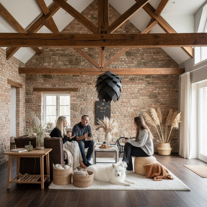 Taklampan Skogsgläntan, Svart 30-70cm