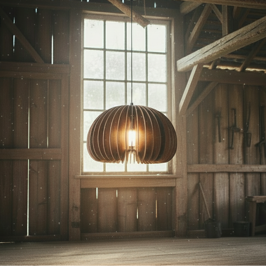 Taklampa Lövbacka, Valnöt