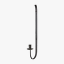 Väggljusstake Thor, svart