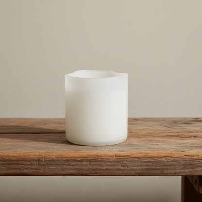 Candle lantern Ebba, White