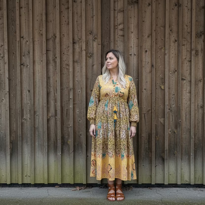 Klänning Valeria, Gul