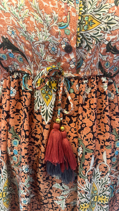 Kjole Valeria, Orange