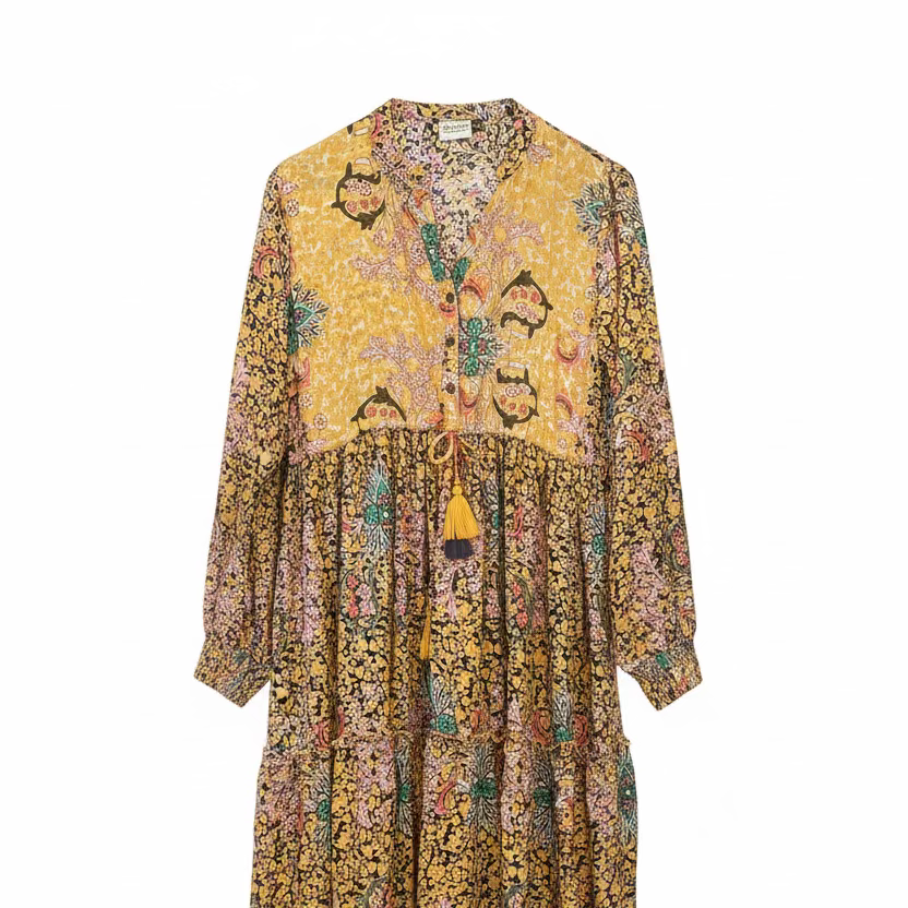 Klänning Valeria, Gul