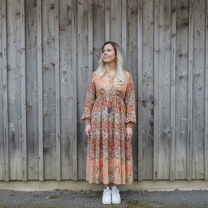 Kjole Valeria, Orange