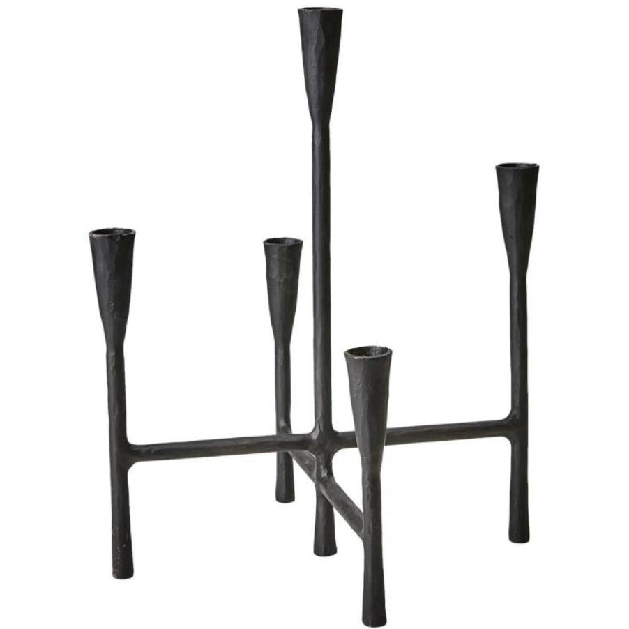 Wall candlestick Thor, black