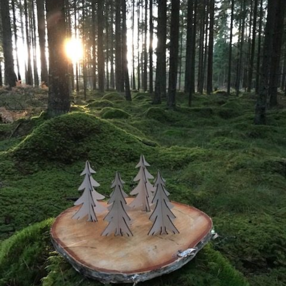 Gran 18x14cm, Plywood