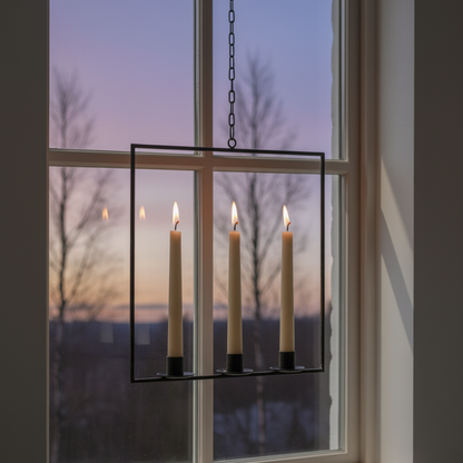 Hangande Kvadrat Ljusstake