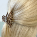 Hårklämma leopard