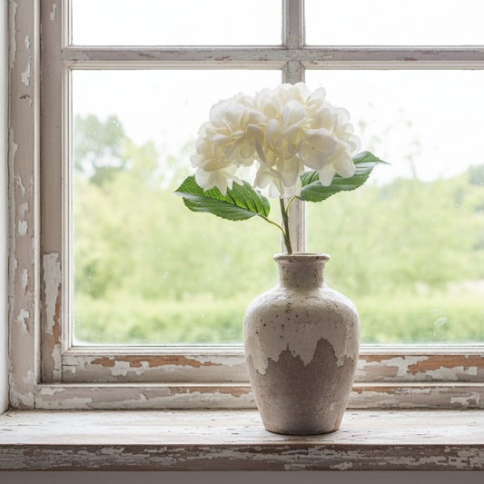 Hydrangea 40cm, White