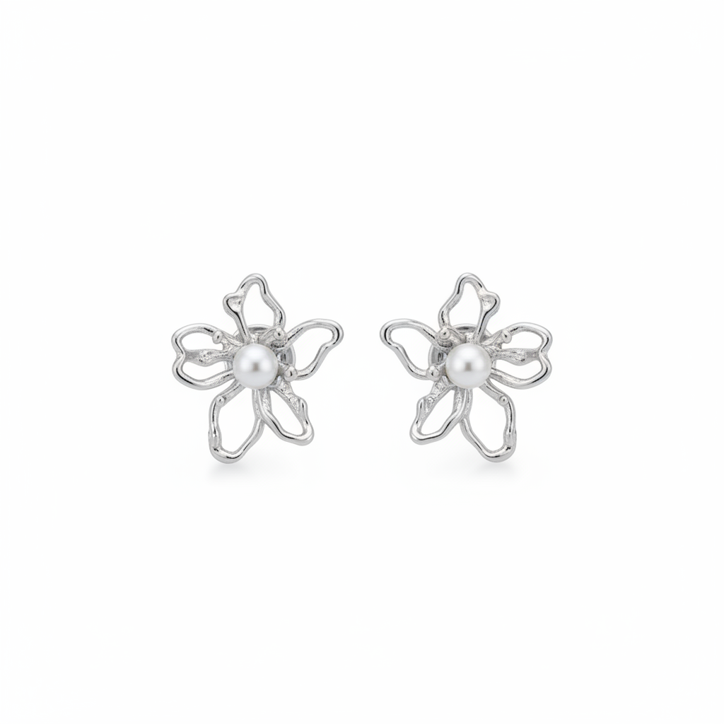 Earrings Celestia, Silver