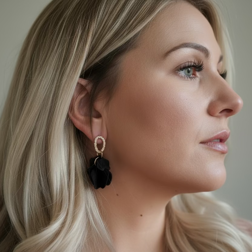 Earrings Midnight drops