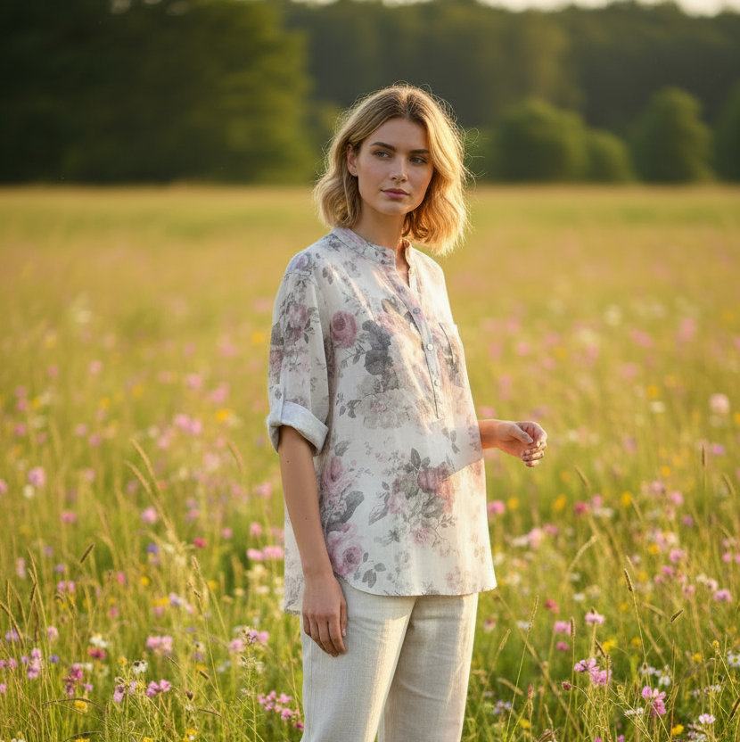Bluse Amica, Hvid
