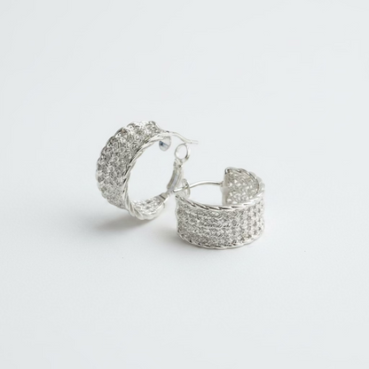 Örhängen Silver Mesh