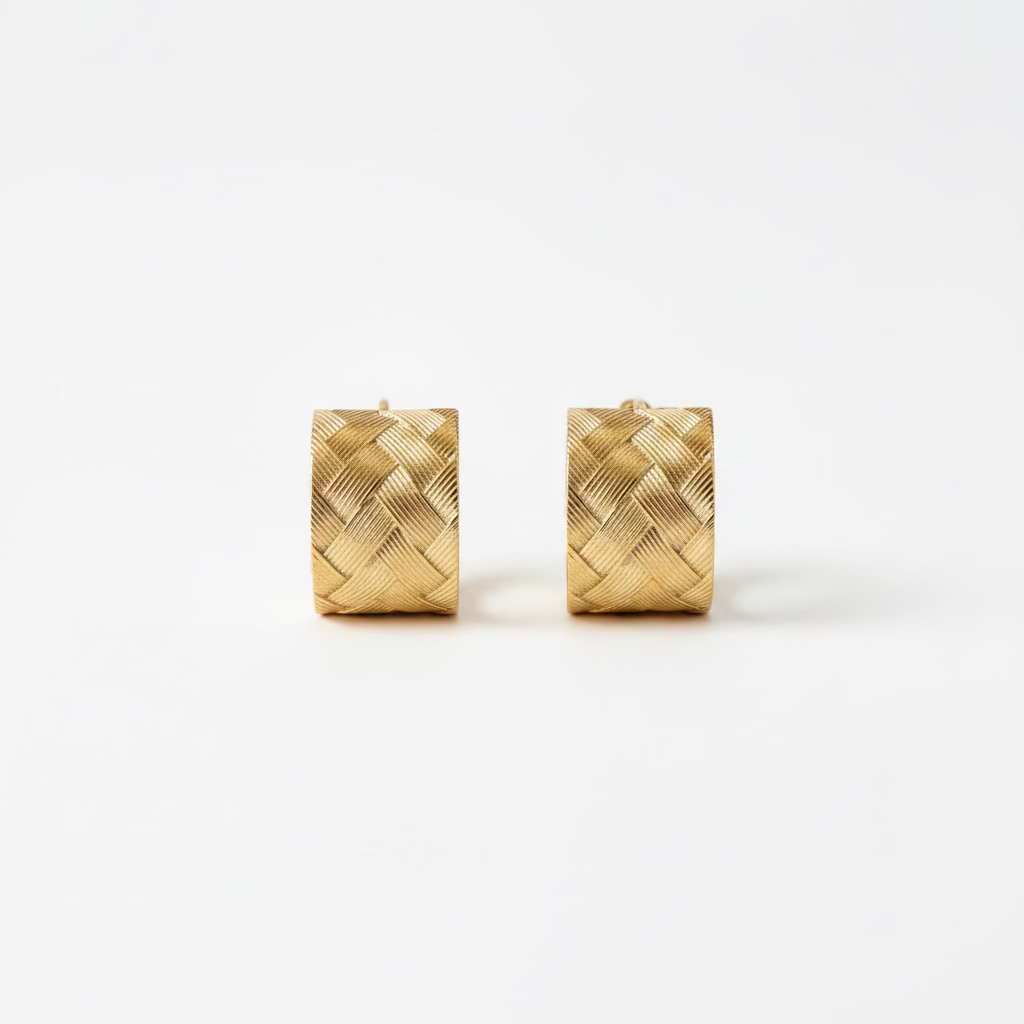 Örhängen Golden Weave