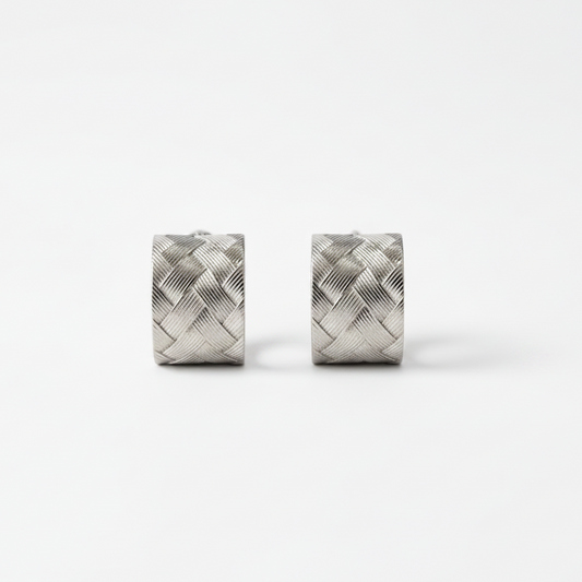 Örhängen Silver Weave